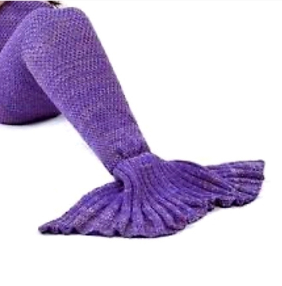COPY - 💜🧜‍♀️Crocheted Mermaid Tail Blanket🧜‍♀️💜 new adult
